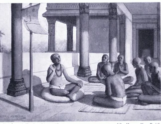 Sankarachaya spricht von einem Gott, 815 n. Chr.